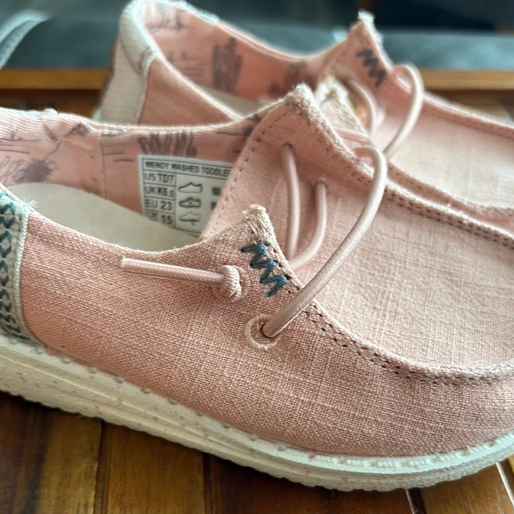 Hey Dude Pink Wendy Casual Slip-On